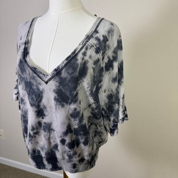 Free People Main Squeeze Hacci Tie Dye TOP US Women's M - Picture 3 of 9